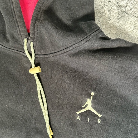 Nike Air Jordan Jumpman Fleece Hoodie Vintage-Look - Picture 7 of 10